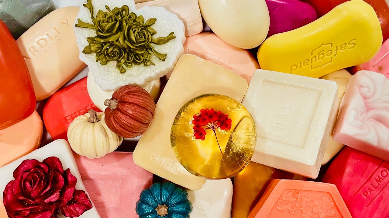 Opening Soaps ASMR ❤︎ November Twilight ❤︎ International Soap Haul Unboxing Unwrapping Unpacking 🧡❤️