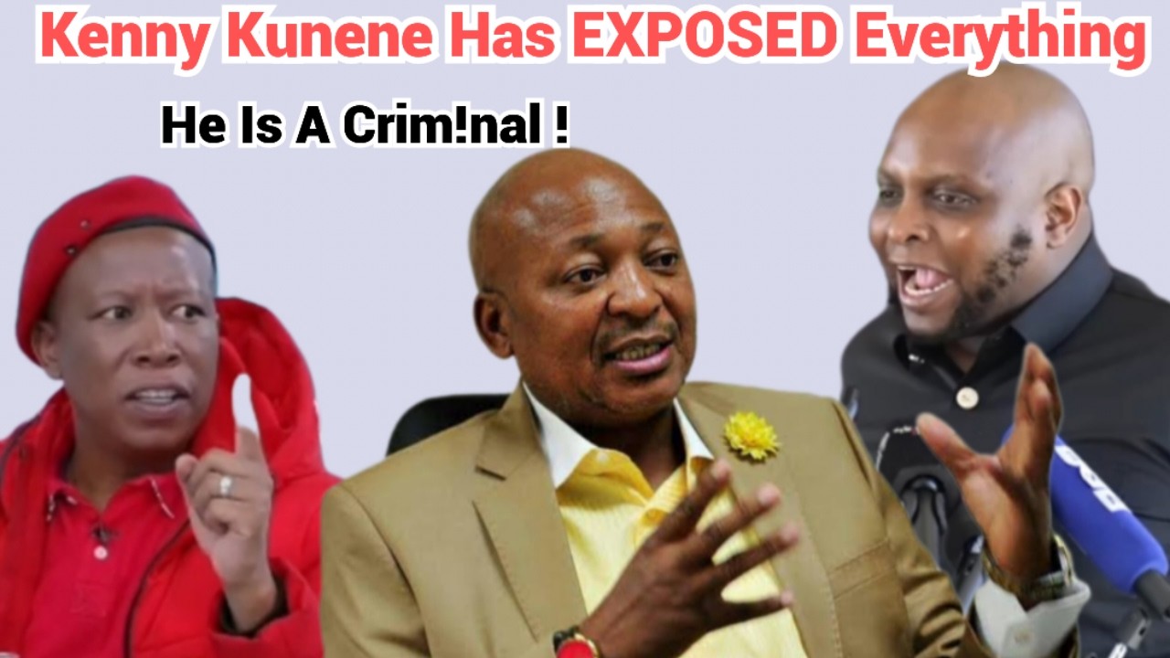 BOMBSHELL! Kenny Kunene BLAST Julius Malema - He Held An Unlicensed Firearm, He Is A Crim!nal.