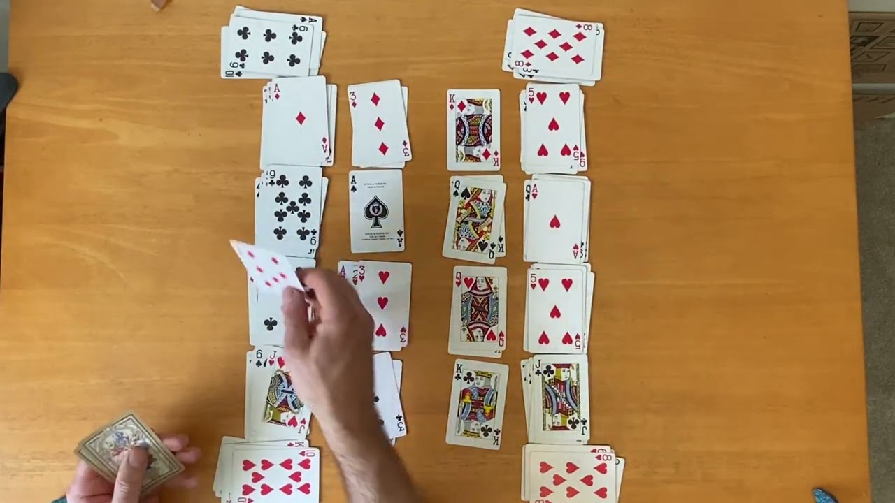 How to play Corner Stones Solitaire