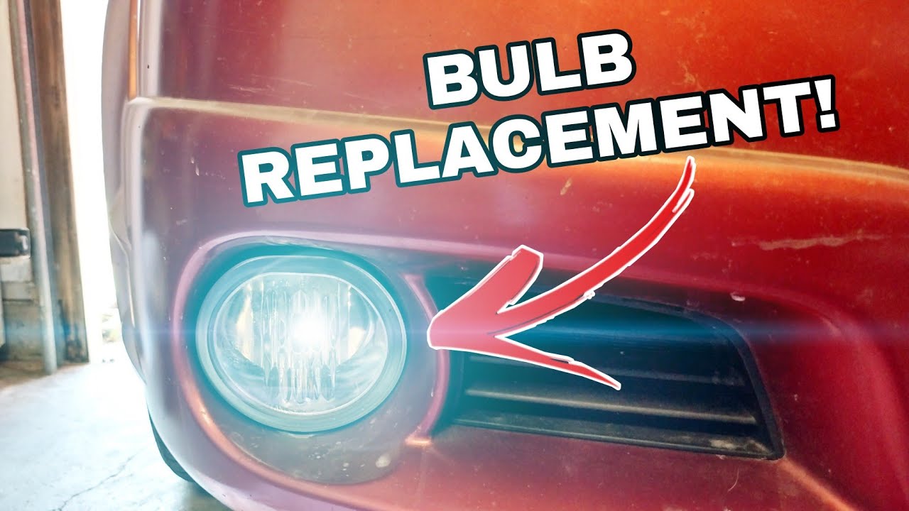 How to replace a fog light bulb (2007 Pontiac vibe/matrix)