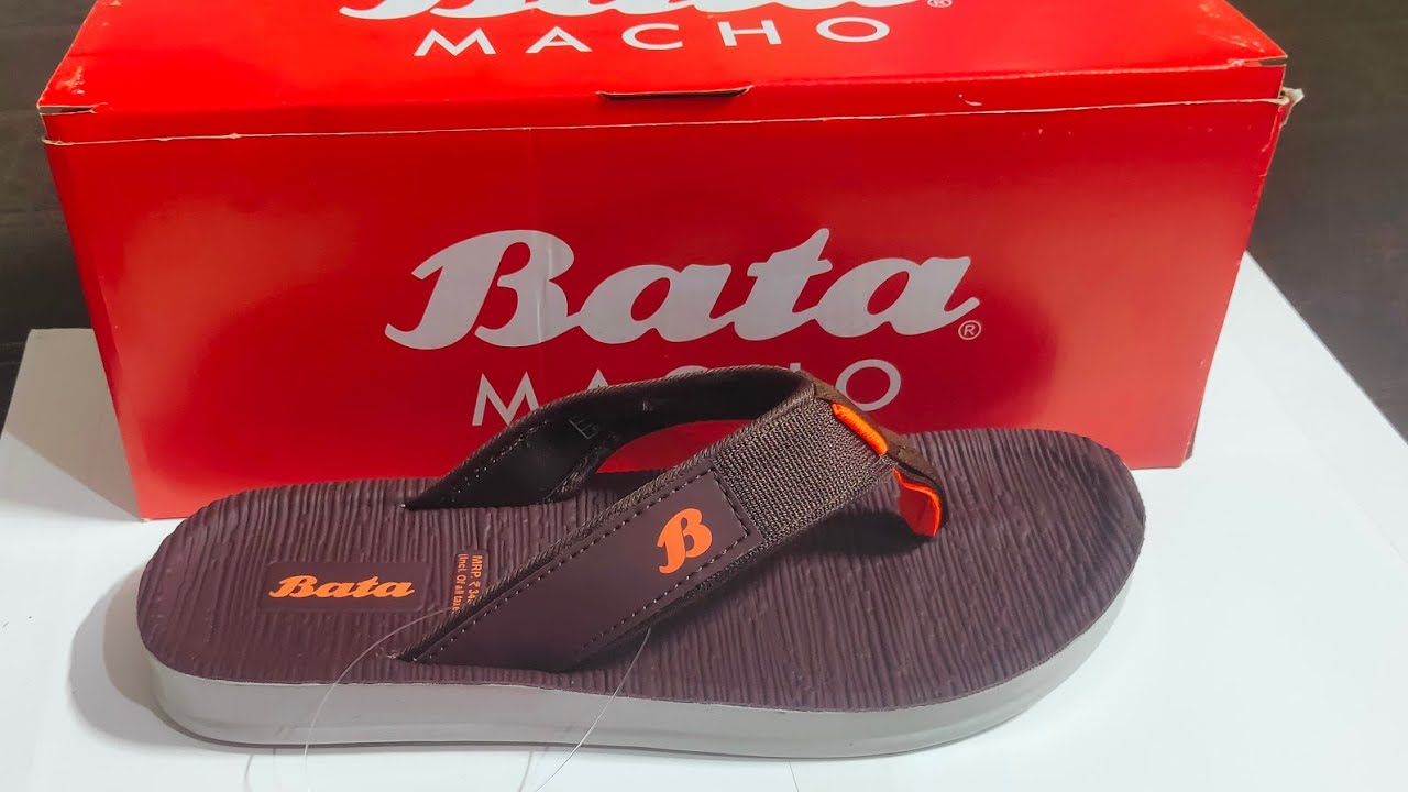 Bata macho sleeper 841-4302  mrp जबरदस्त चपल  Mrp349₹ #unboxing #footwear #fashion #bata #