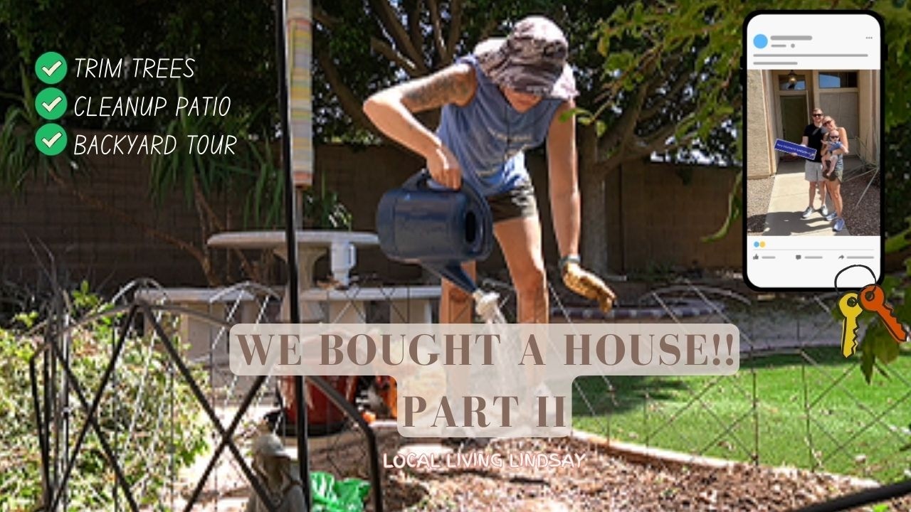 WE BOUGHT A HOUSE Part II | backyard plans & home projects