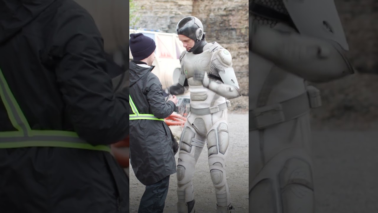 Good teammates help you remove your helmet, especially when you can&rsquo;t. #Murderbot