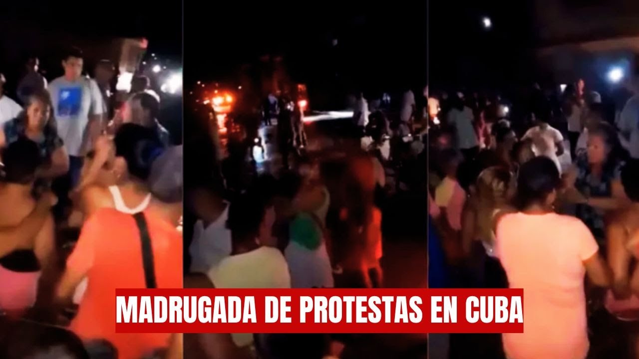 🚨ALERTA: MADRUGADA DE PROTESTAS EN CUBA: CIUDADANOS SALEN A LAS CALLES EN BAYAMO Y CIENFUEGOS
