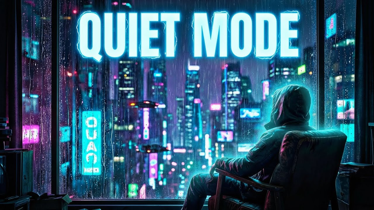 NEON RAIN: When The City Goes Quiet – 1 Hour Cyberpunk Ambient