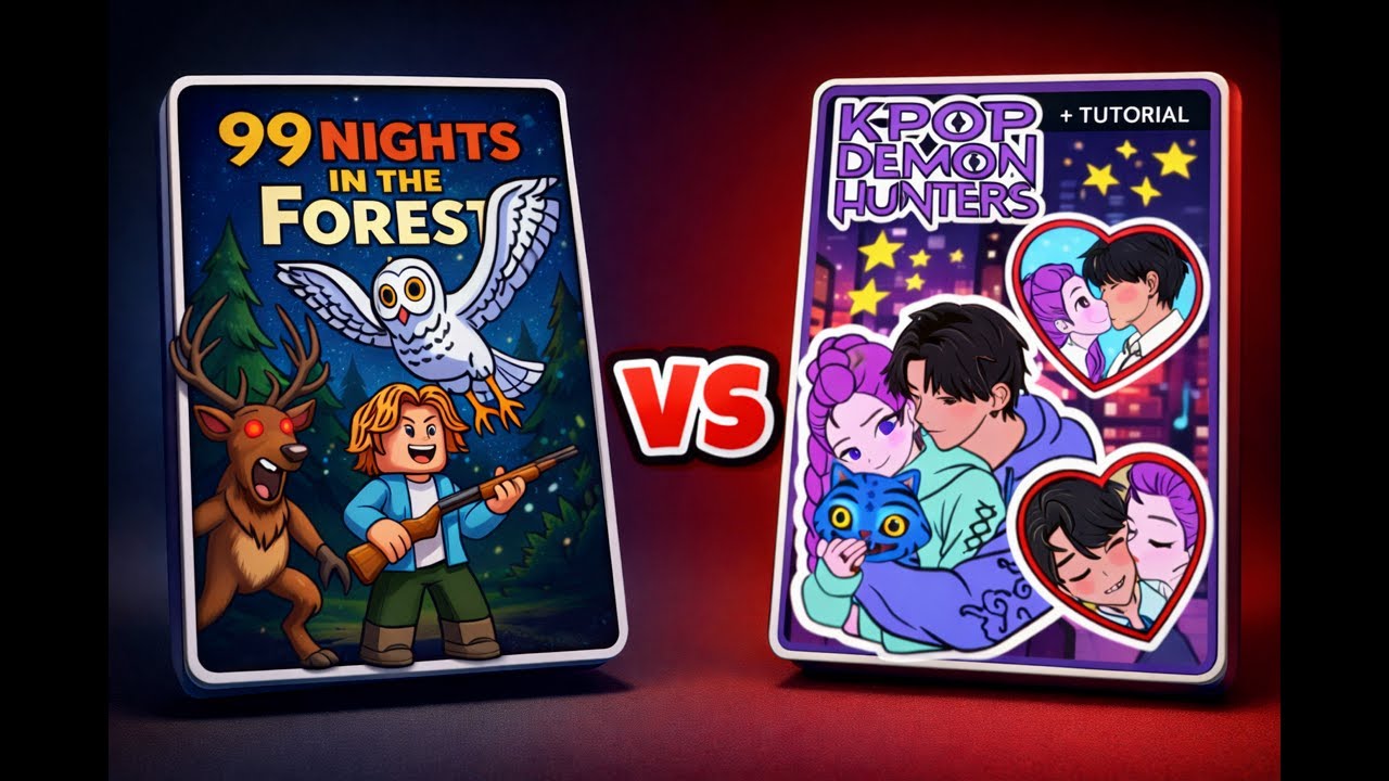 😏 COLLECTION GAME BOOK 📚 99 NIGHTS VS K-POP DEMON HUNTERS