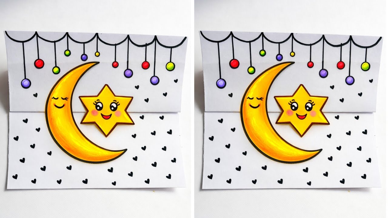 Ramadan mubarak  card/Ramadan Greeting Card/Easy & Beautiful Ramadan Card | How to Make Ramadan Card