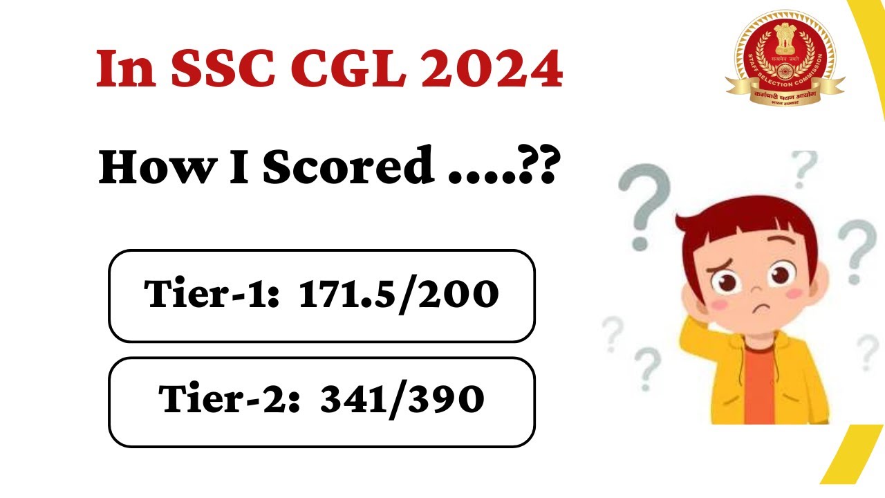 How I Scored 341 in SSC CGL Tier-2.?? | SSC CGL 2025 Strategy | CGL 2024 Mains Score