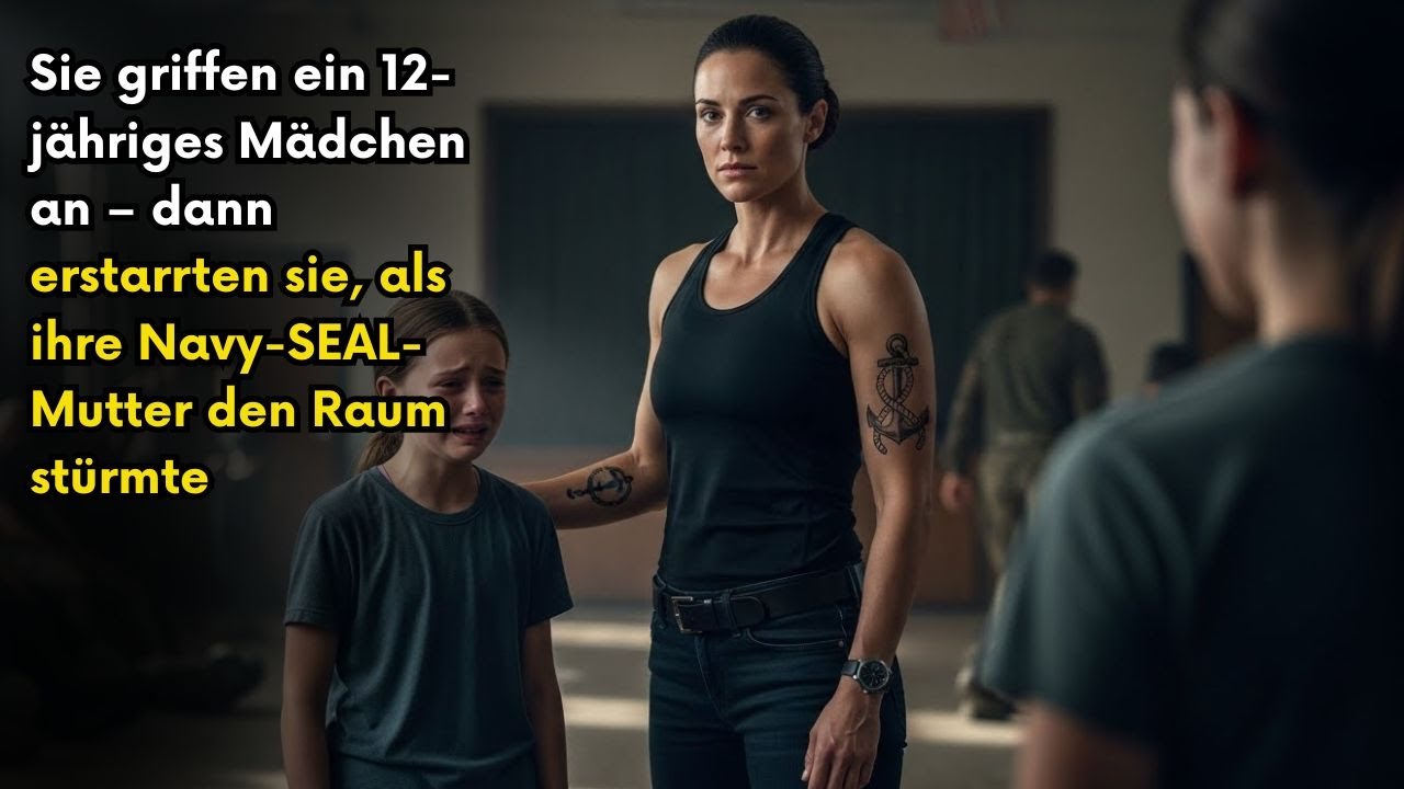 Sie griffen ein12-jähriges Mädchen an –dann erstarrten sie, als ihre NavySEALMutter den Raum stürmte