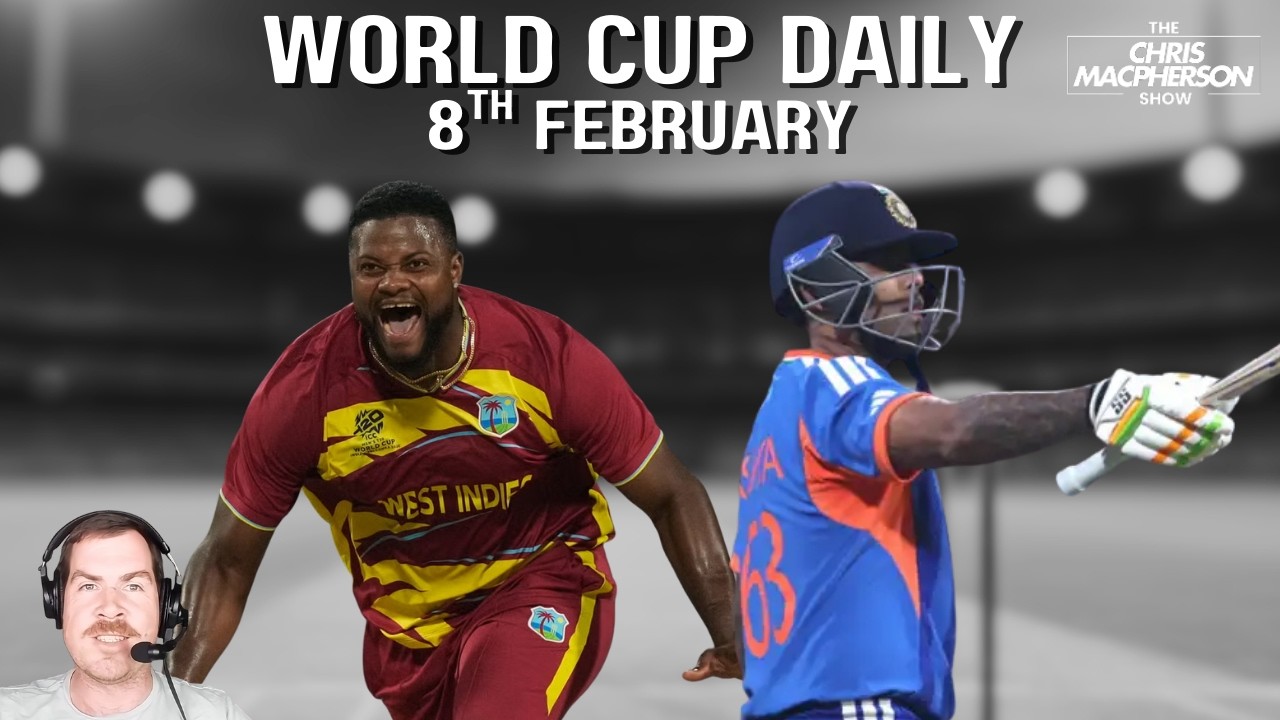 World Cup Daily 8th February | Windies Hat Trick & Big Nations Face Bumps,