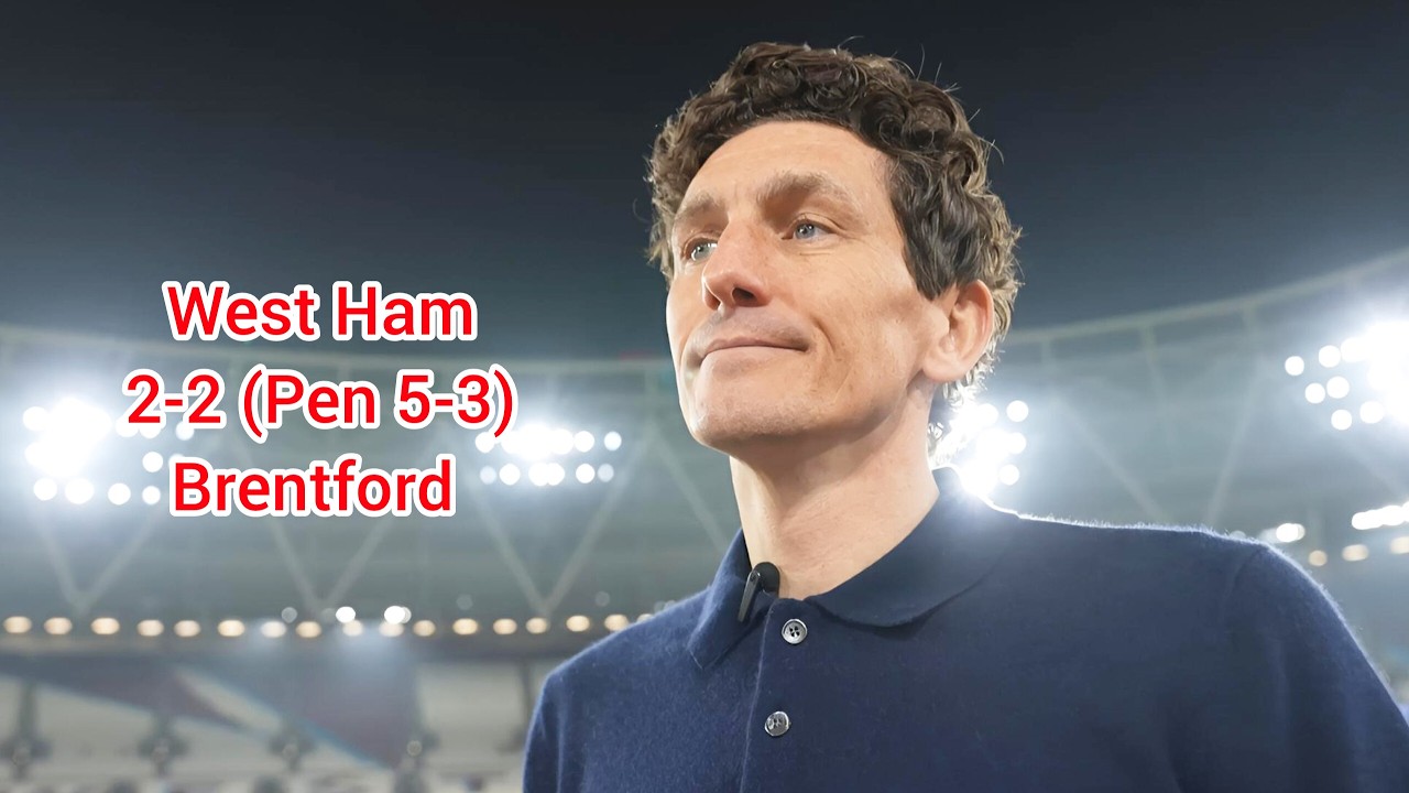 PLAYED SOME REALLY GOOD FOOTBALL... GUTTED! Keith Andrews Post-Match| West Ham 2-2 Pen 5-3 Brentford