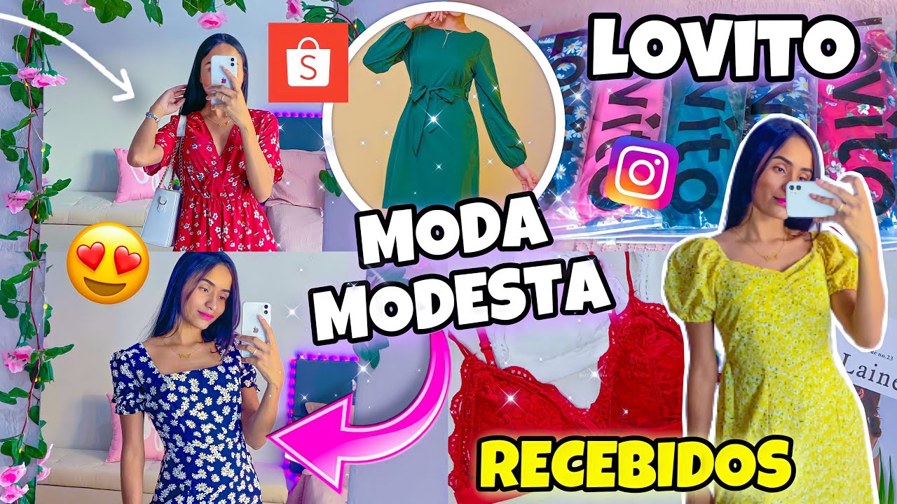 LOOKS LOVITO | SHOPPE | PEÇAS ELEGANTES | VESTIDOS MODA MODESTA | PROVEI TUDO 💕