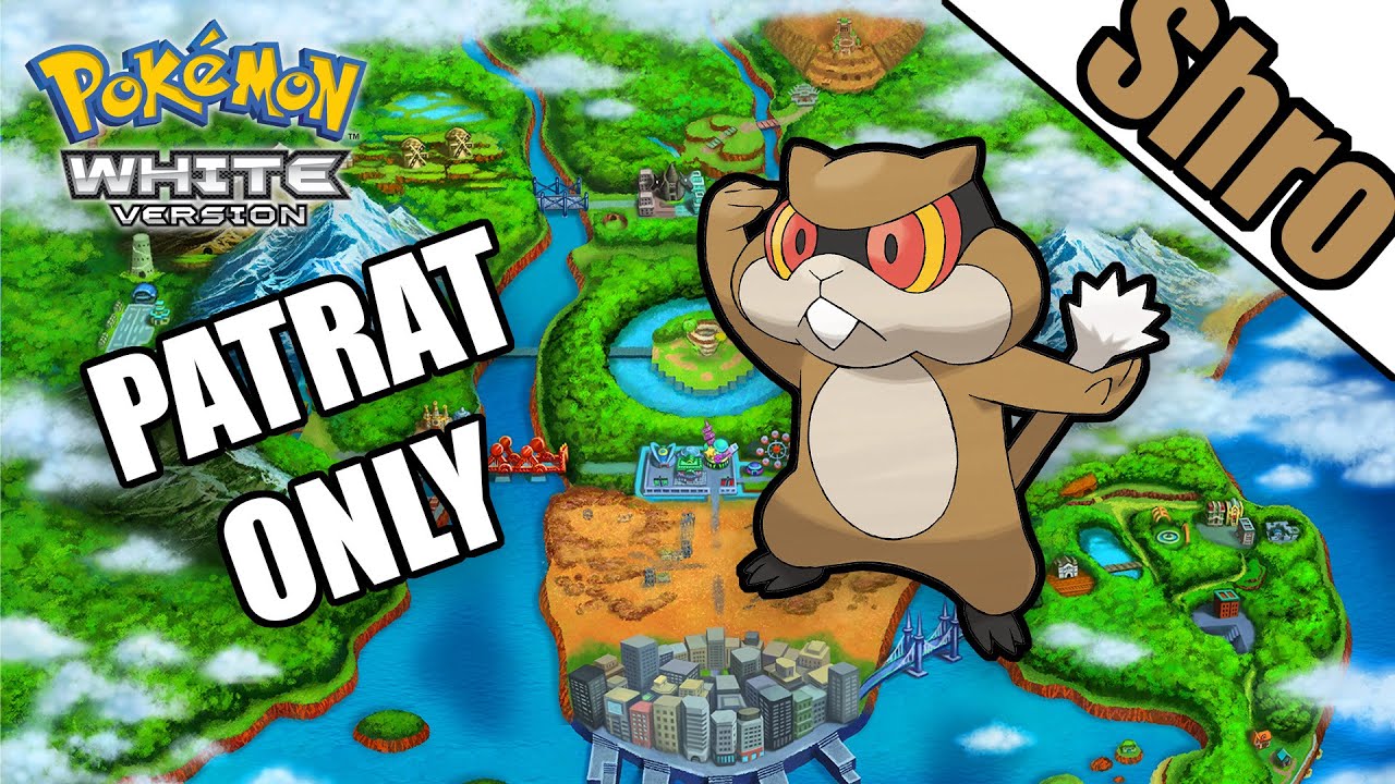 Can You Beat Pokemon White With Only a Patrat? - Pokemon Challenge!