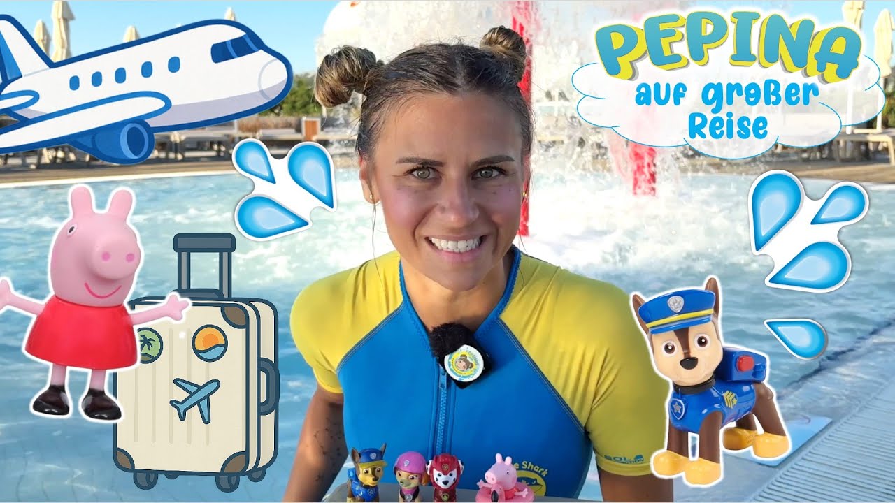 ✈️💦 PEPPA WUTZ & PAW PATROL Reise-Abenteuer 🔍 Mit dem Zug und Flughafen in den Urlaub 🐾🌍