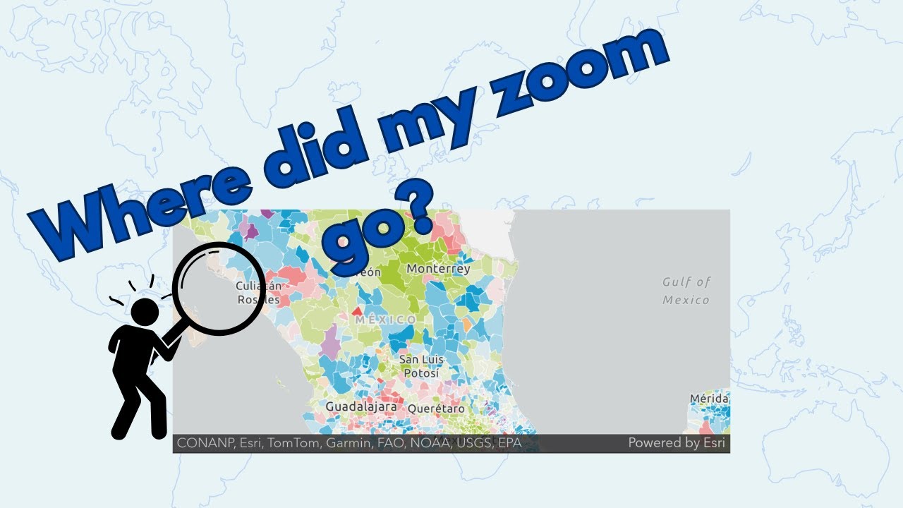 Where did my ArcGIS zoom go?