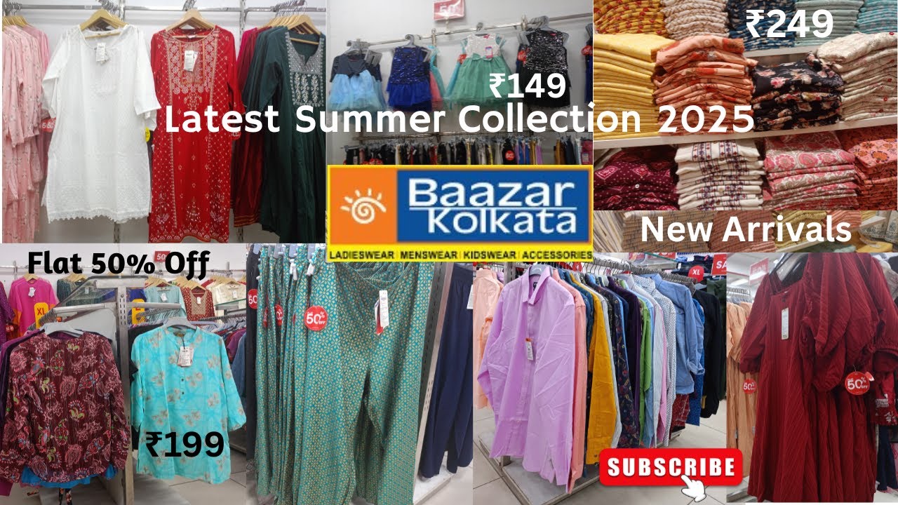 Bazaar Kolkata Latest Summer Collection 2025│Flat 50% Off on Everything│Hatibagan Bazaar Kolkata