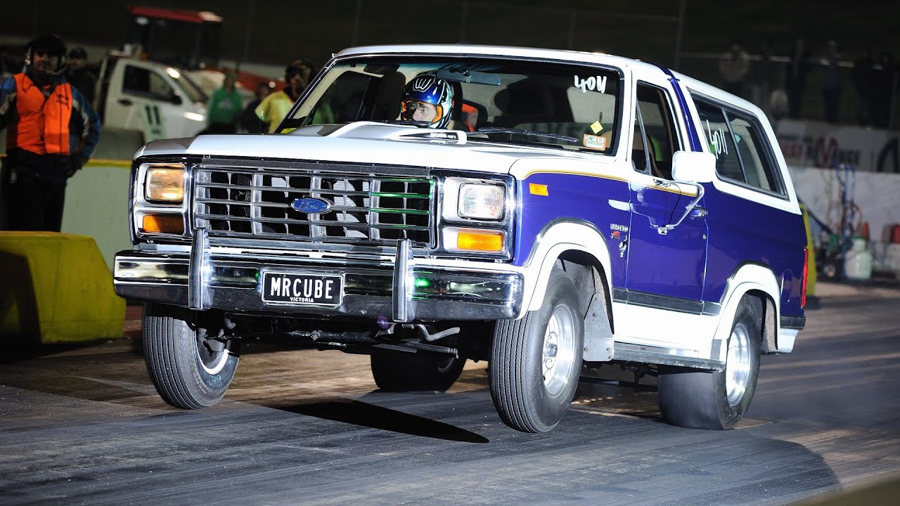 Ford Bronco runs 9s
