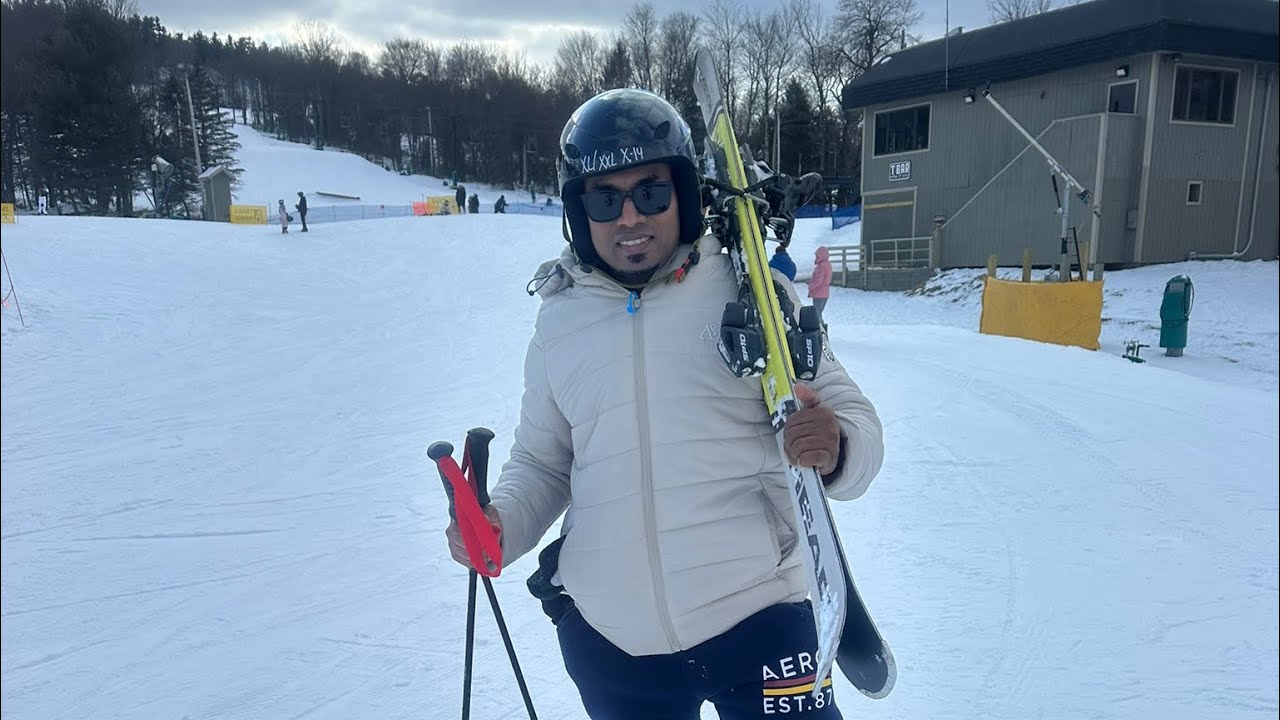 The Fun of Skiing ❄️⛷️ বরফের খেলা 
