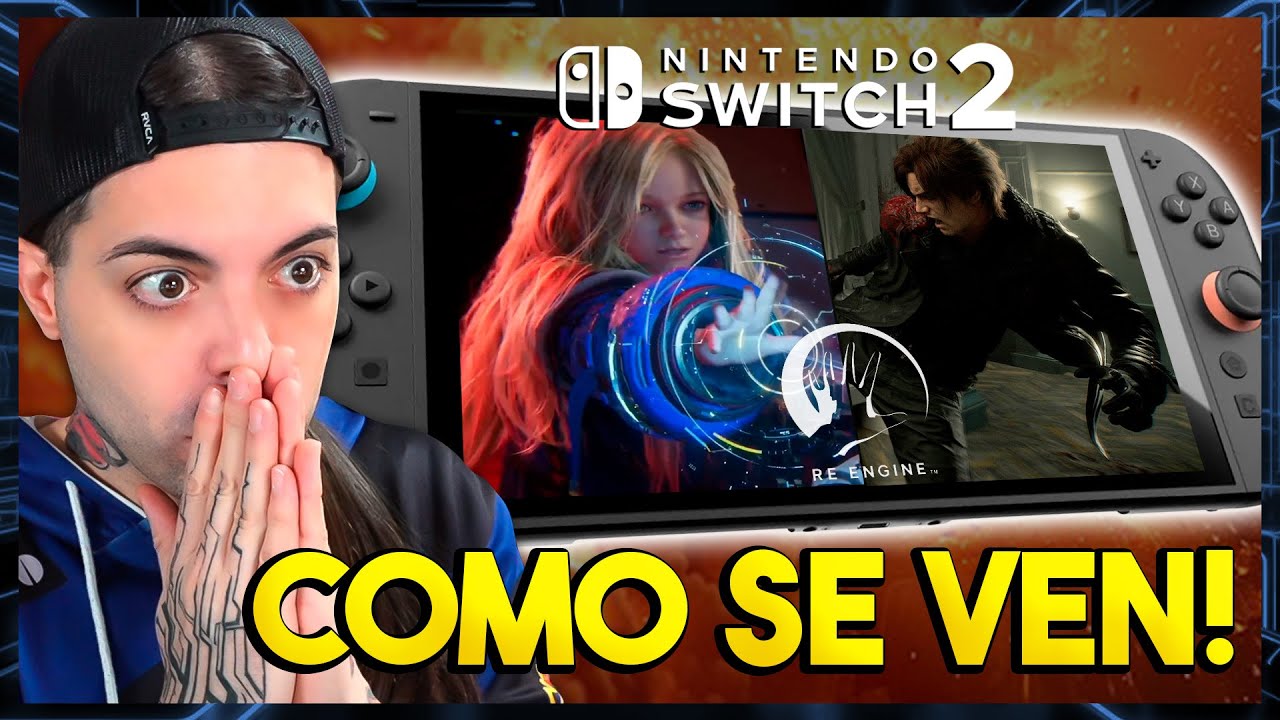 😱 No me lo creo… así se ven en SWITCH 2 Resident Evil Requiem y Pragmata!