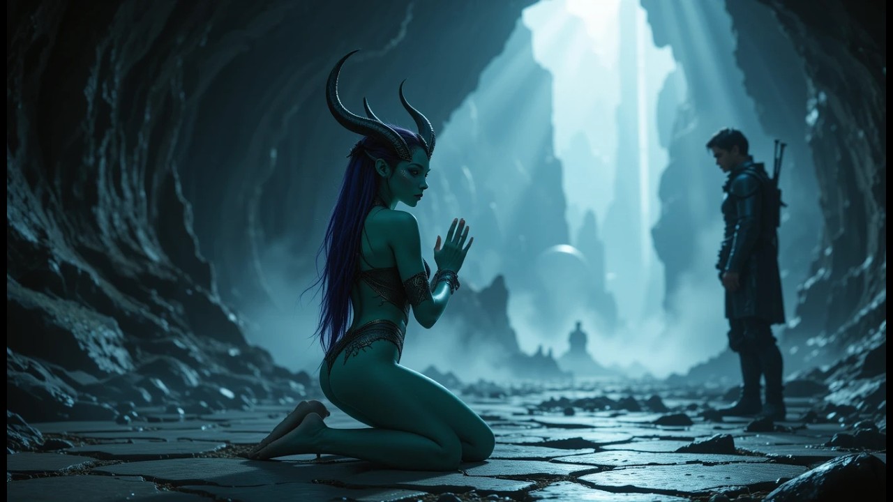 He Landed on a Banned Alien World—The Exiled Giant Queen Proposed a Deal… and Marriage | HFY