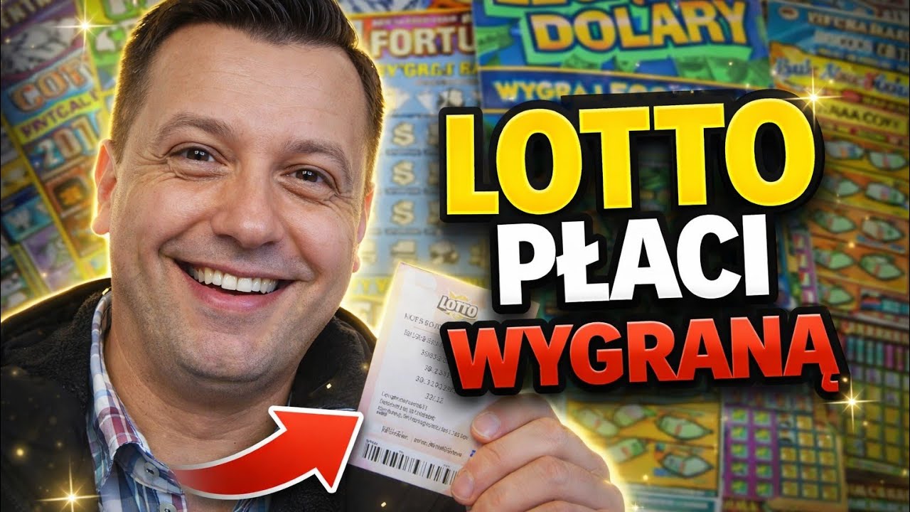LOTTO PŁACI WYGRANĄ Zdrapki Lotto Ekspres Losy