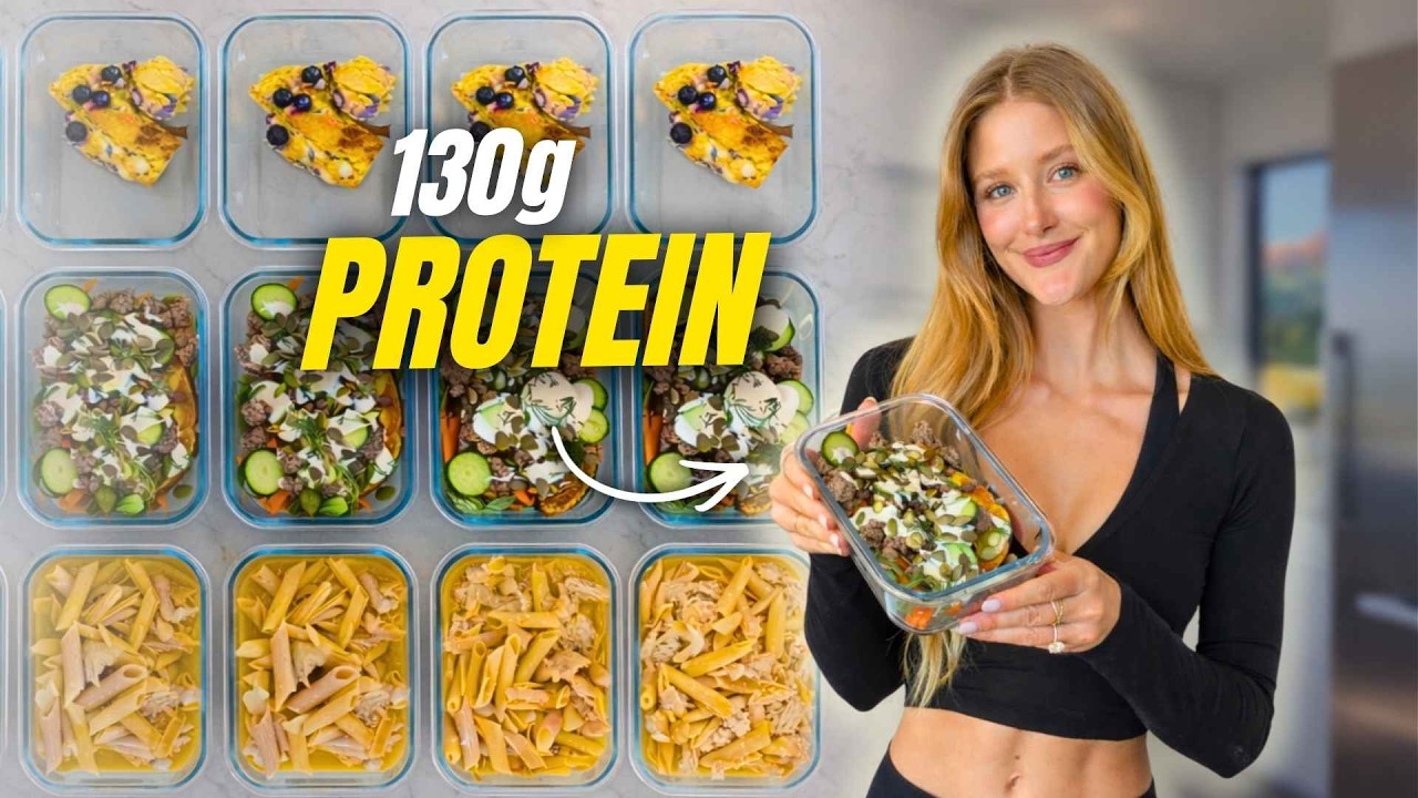 Как я готовлю еду заранее, чтобы нарастить мышечную массу (130 г белка каждый день)