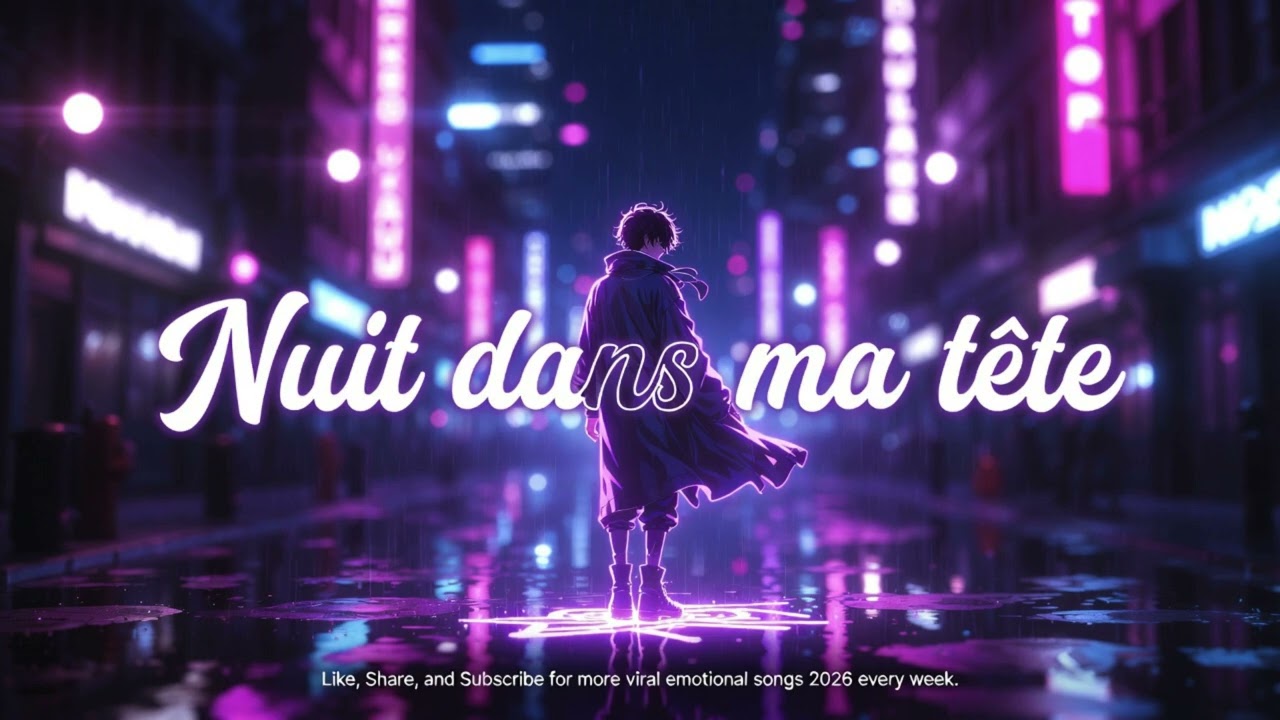 🇫🇷 French Sad Song – Nuit Dans Ma Tête (Slowed + Reverb) | Late Night Emotional Vibes 🌙💔