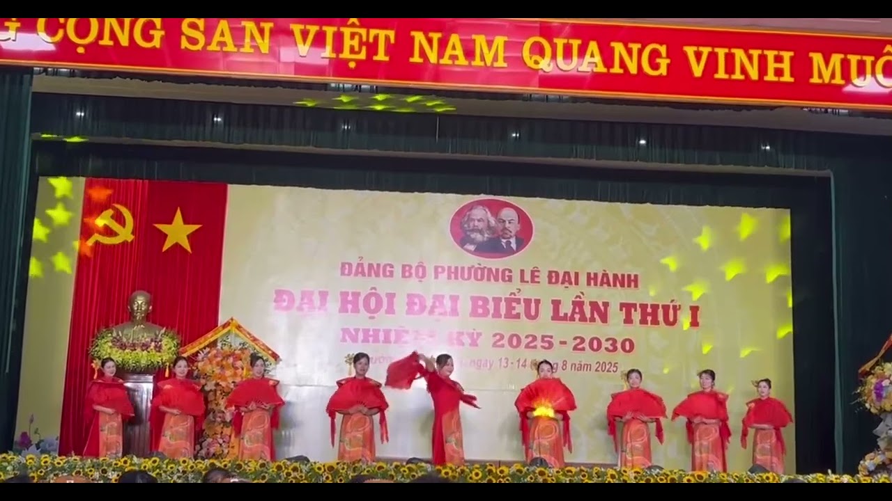 Múa Việt Nam Thịnh Vượng - ĐAI HỘI ĐẢNG LẦN 1 PHƯỜNG LÊ ĐẠI HÀNH T8/2025