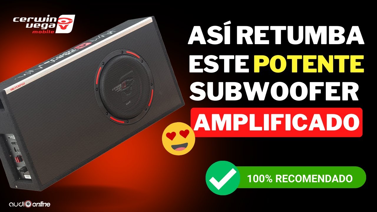 Pusimos a RETUMBAR este subwoofer Cerwin Vega H6TE12SV 🤩