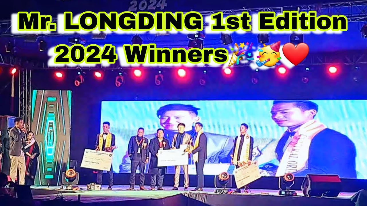 1st Edition Mr. LONGDING 2024 Winners goes to......❤️❤️