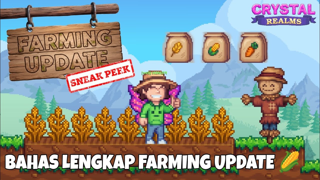 SEMUA TENTANG FARMING UPDATE CRYSTAL REALMS | Bocoran Resmi Devlog