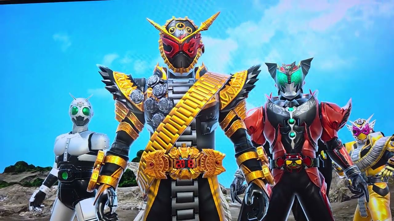 仮面ライダーバトルガンバレジェンズ　セイバー&カリス&BLACKRX&闘魂ブースト魂VSオーマジオウ&オーマフォーム&シャドームーン&ダークキバ