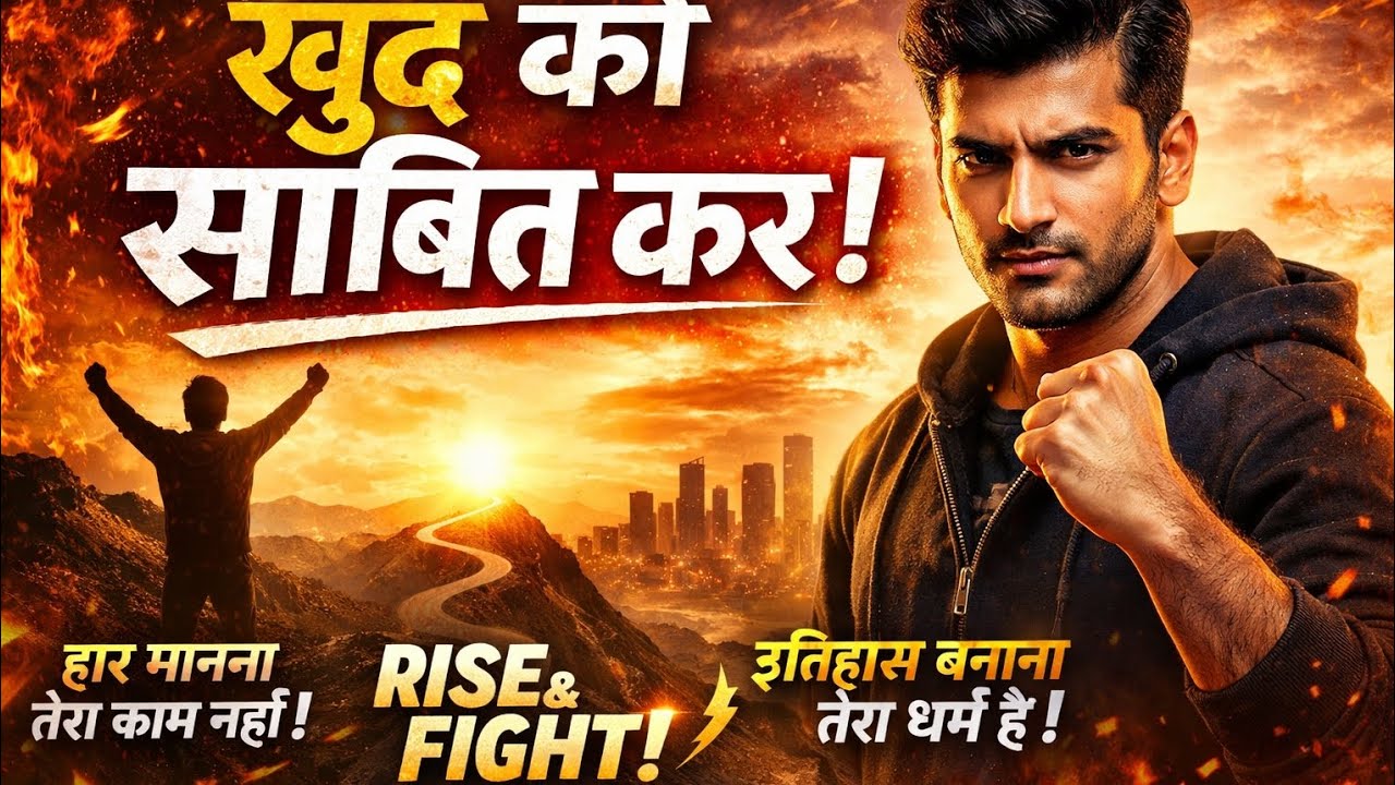 खुद को साबित कर 🔥 | Powerful Motivational Song 2026 | हार मानना मना है | Hindi Motivation Song