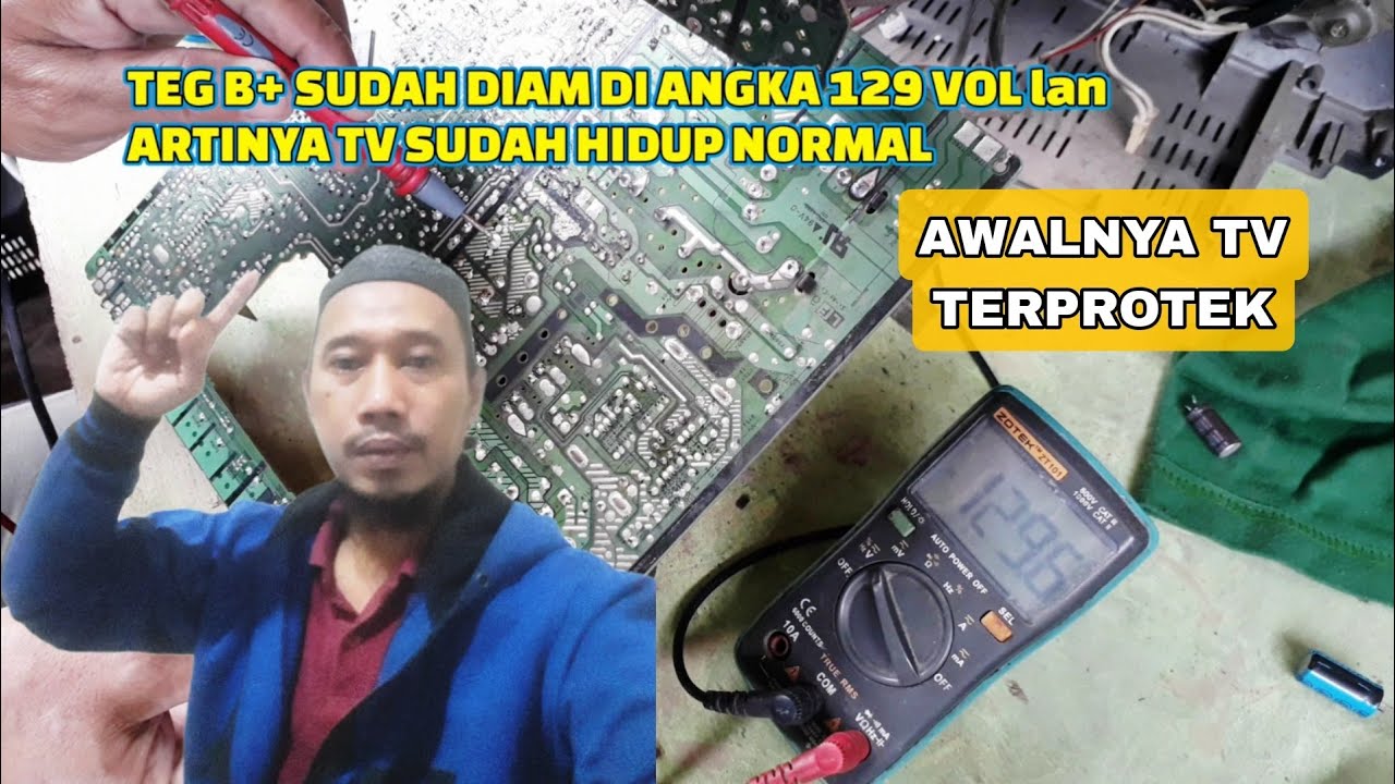 TV sharp picolo terprotek #servistv #electronica