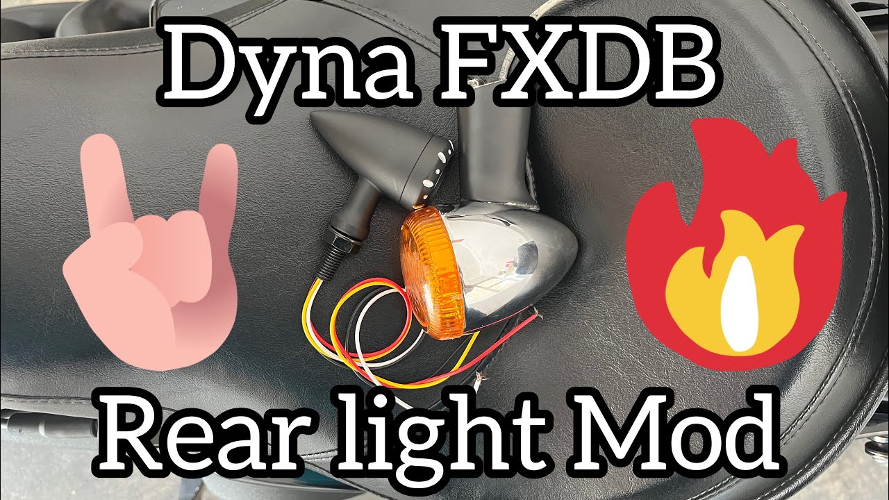 Harley Dyna getting new rear lights