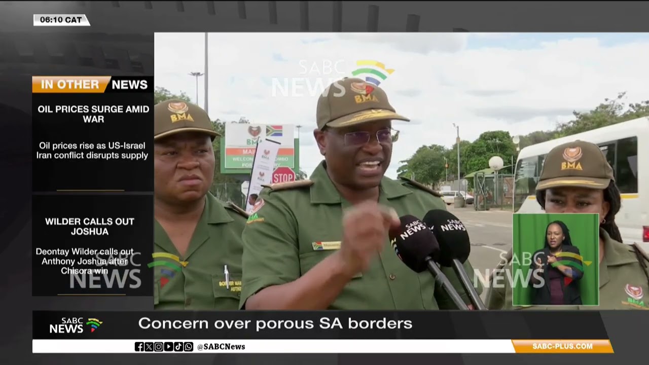 Concerns over porous SA borders