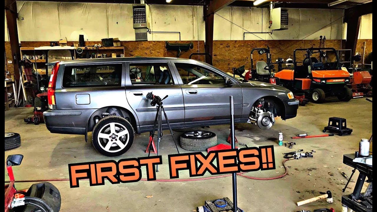 Проект Volvo V70R — замена изношенных тормозов