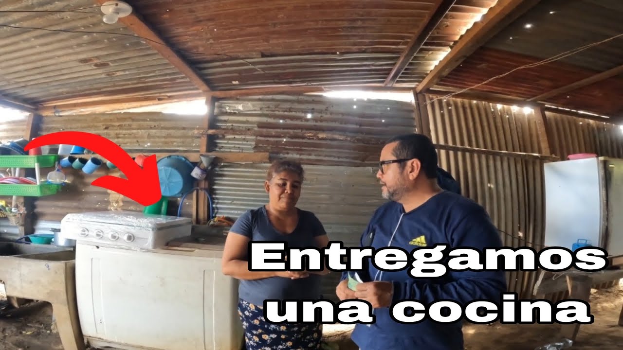 Suscriptores regalan una COCINA a DO&Ntilde;A MARIA. Managua, Nicaragua 2026