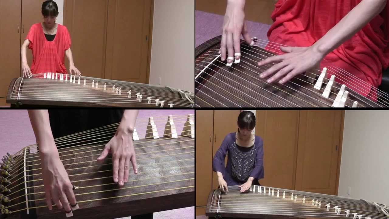 Applause (Lady Gaga) on 17 & 25 strings koto