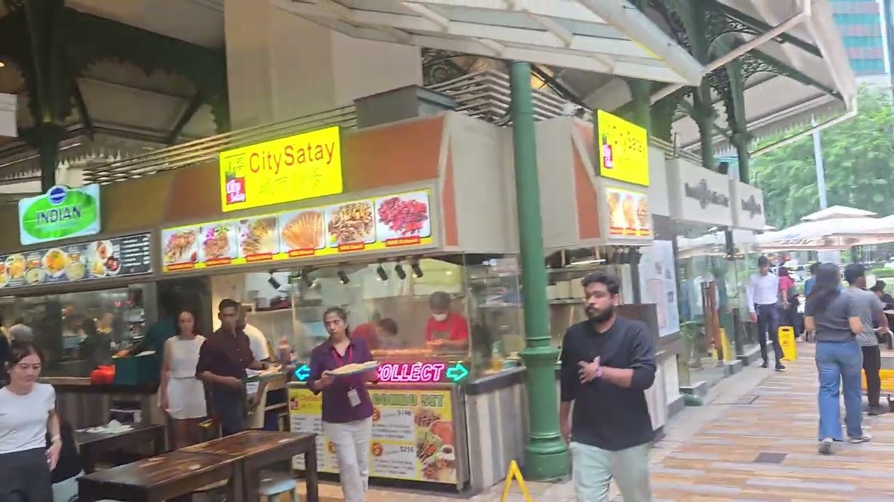 Lau Pa Sat Hawker Centre Tour
