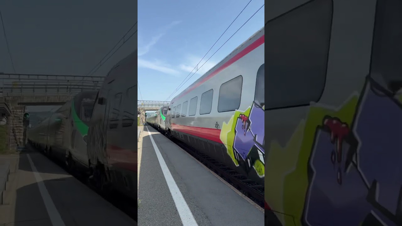 Durchfahrt Trenitalia EuroCity ETR 610 Astoro Basel SBB - Milano Centrale