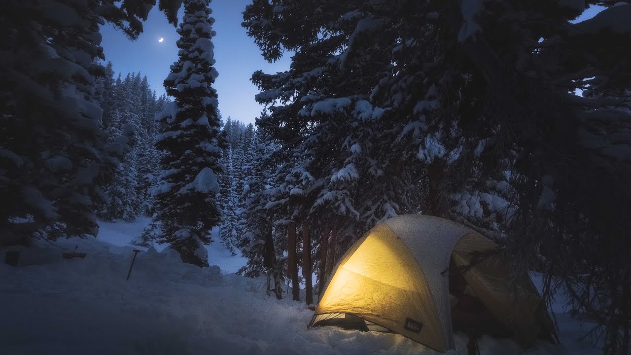 Winter Camping and Backcountry Skiing in Utah's Wasatch Mountains