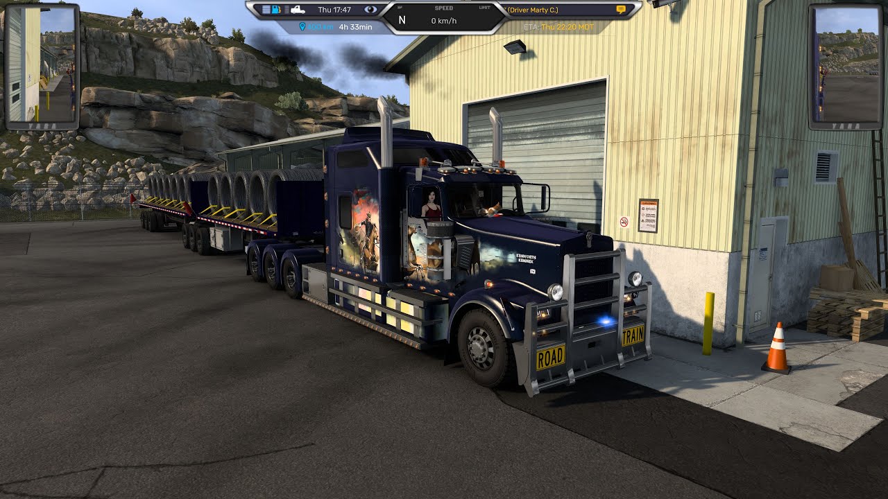 KENWORTH W900 - SCANIA DC-16 730 LOPE CHIPPED - WIRE ROD COIL 14 TONNES X2