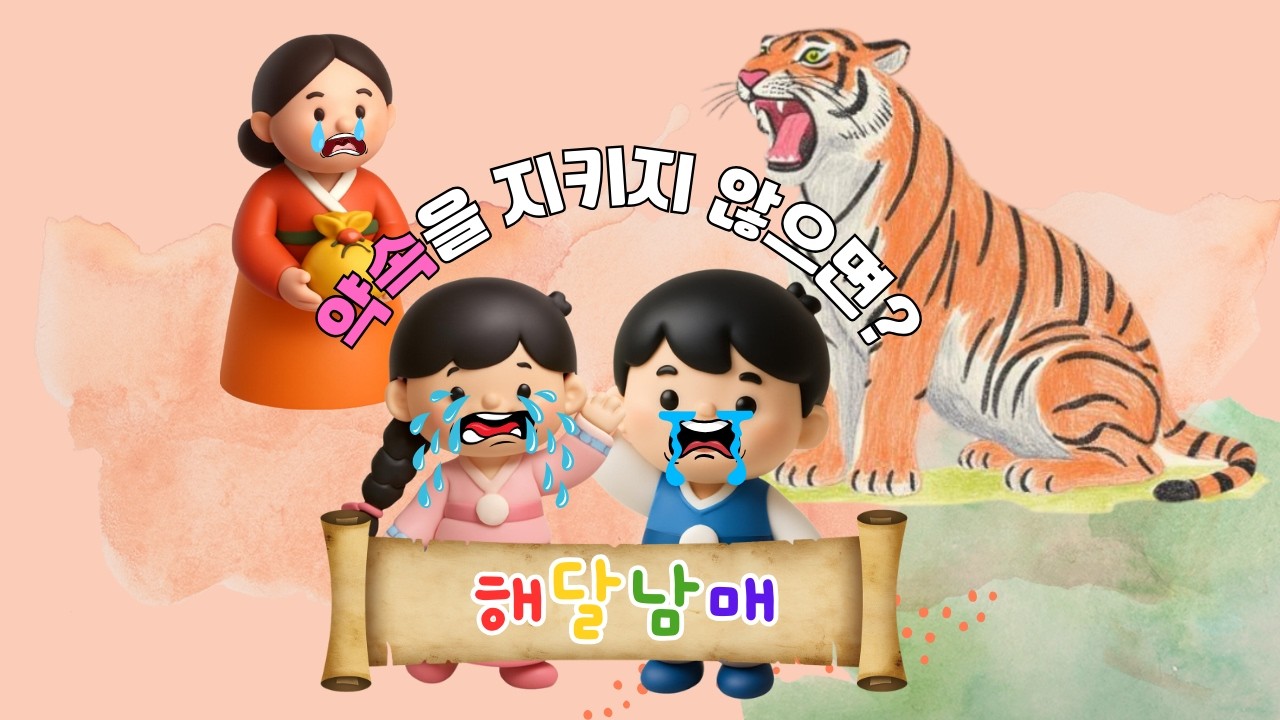 아이가 약속을 자꾸 어기나요? | 해달남매 | 인성동화 + 창작동요 | 약속을 지켜요
