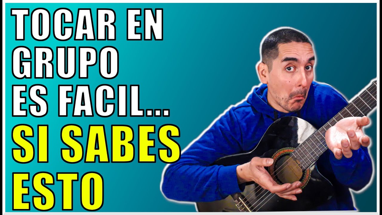 COMO TOCAR LA GUITARRA EN GRUPO - MI METODO FACIL - #clasesdeguitarra #tutorial #guitarra #tabs