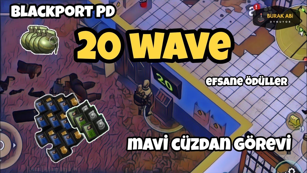 BLACKPORT PD 20 WAVE VE  MAVİ CÜZDAN BULMA GÖREVİ LAST DAY ON EARTH SURVİVAL TÜRKÇE