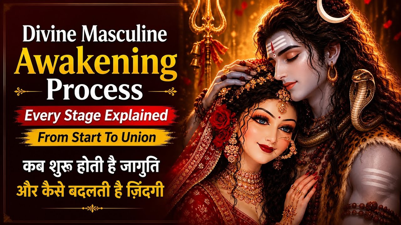 ॐ 🪷Divine Masculine Awakening Process 🧿 Every Stage Explained From Start To Union...