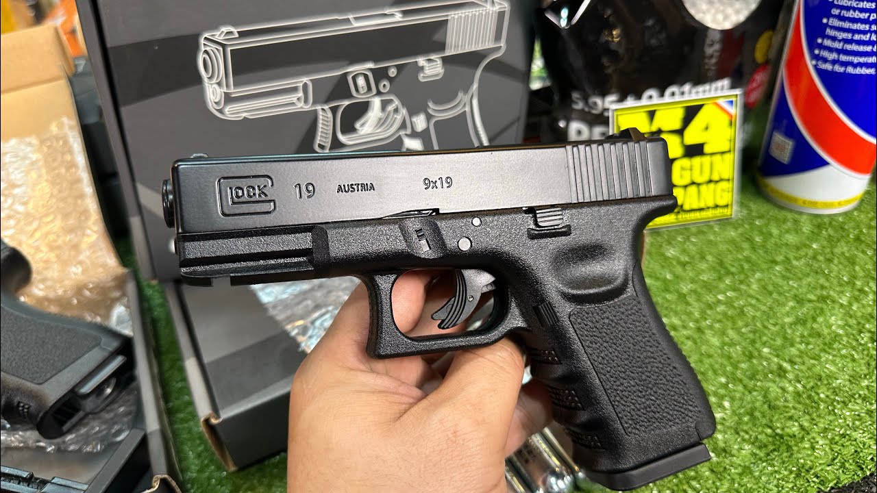 GLOCK19 CO2แรง🚀 500fps++ค่าย CLASSICALGUNไต้หวันผู้ผลิตยิงระบบแก็ส หลอดแบบCO2สนใจทัก⁠​ไล@m4bbgunshop