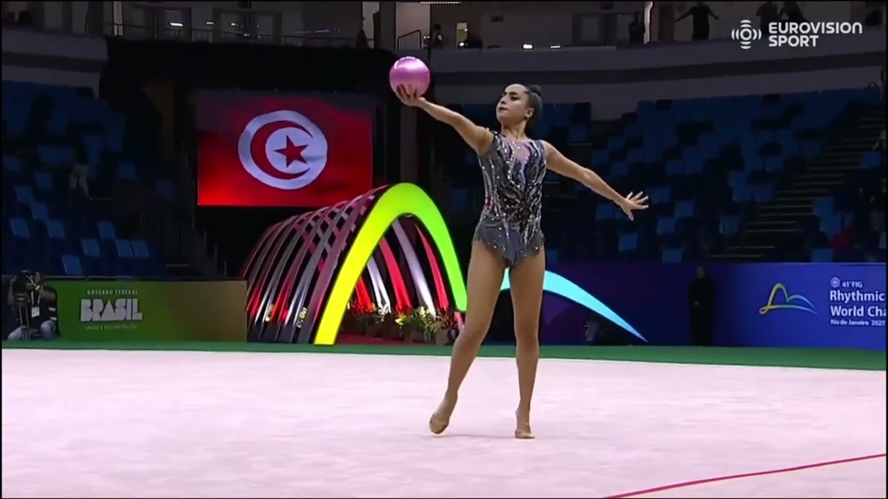 Eya BOUSHIH (TUN) -19.050 --*Qualification* Ball(Bola /Pelota)- World Championship Rio 2025