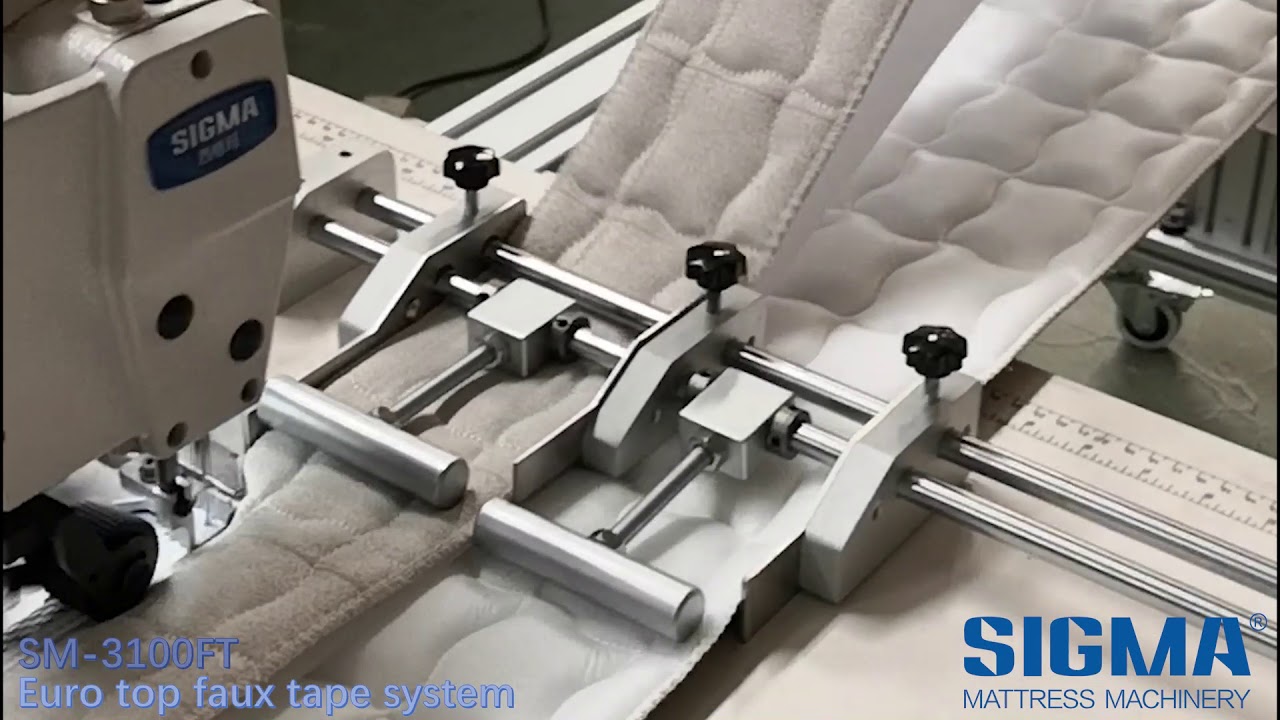 SIGMA Mattress Machinery - Video of machines and parts